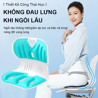 Ghế công thái học chống gù lưngGhế Tựa Lưng Công lưng phù hợp trẻ em Chống Cong Vẹo Cột Sống