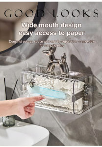 supercomfort Wallmounted storage box with suction cup independent organizer corrugated storage box