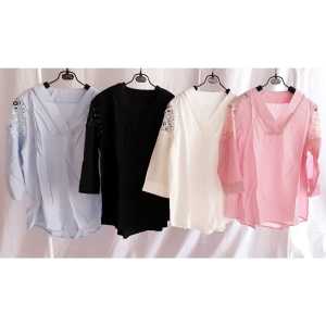 1105 Diora Blouse Import Grosir 78 katun import adem nyaman