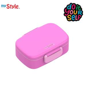My Style TM 1510 E DIY Bento Lunch Box with Spoon & Fork for Girls - Kotak Bekal dengan Sendok dan Garpu