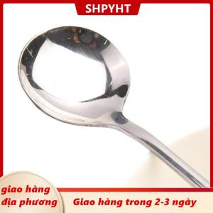 [COD] SHPYHT Giao hàng địa phương Dài xử lý thép không gỉ muỗng cà phê kem tráng miệng trà Muỗng cho dã ngoại phụ kiện nhà bếp muỗng cà phê đậu