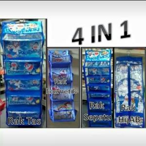 RAK SETT 4IN1 (RAK TAS SEPATU JILBAB KOSMETIK)