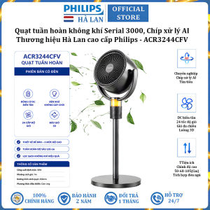 Quạt tuần hoàn không khí tích hợp đèn ngủ chíp xử lý AI thương hiệu Hà Lan Philips ACR3244CFV Serial 3000 - Bảo Hành 2 Năm