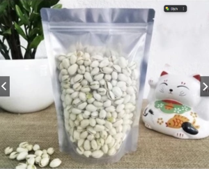 10 chiếc Túi zip bạc túi zip đáy đứng mặt bạc mặt trong hàng đẹp