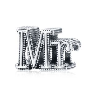 BAMOER จริง925เงินสเตอร์ลิงงานแต่งงานโรแมนติกช่อดอกไม้เจ้าสาวสร้อยข้อมือ3มม. เครื่องประดับแฟชั่นสําหรับผู้หญิง SCC1566