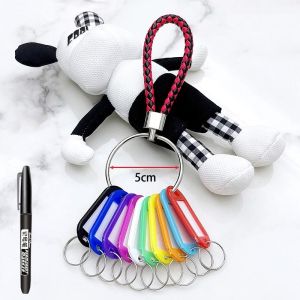 【Good Quality】Key Organizer Management with Lanyard Key Ring and Colorful Key Tags for Office Hotel Apartments