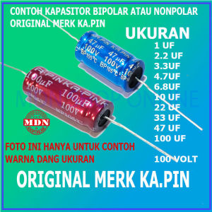 Kapasitor Non polar Nonpolar 47uf 100v KA.PIN