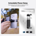 NEEWER PA028E Bluetooth Side Handle, Tay cầm bên hông có kẹp điện thoại & giá đỡ SSD, bộ ổn định video cho điện thoại thông minh iPhone Samsung Android. 