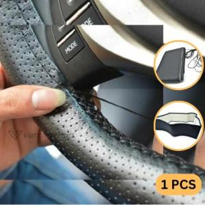 Cover Setir Mobil Kulit DIY dengan Alat Jahit