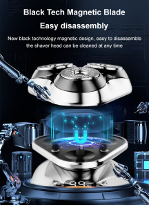 Men's Travel Portable Shaver: Smart Threehead Floating Shaver
