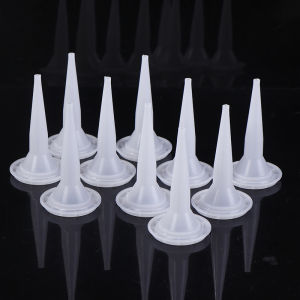 [ezrae Libun] 10pcs Caulking Nozzle Structural Glue Nozzle Plastic Universal Caulking Nozzle Tip Mouth Tools