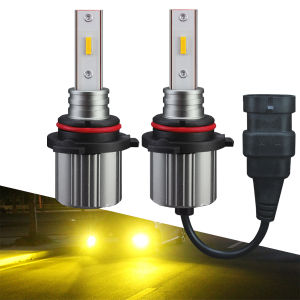 (Pack of 2)LED Fog Light Bulbs Super Bright H3 H10 H11 H8 H16 9006 HB4 880 881 H27 Car Driving Lamp 3000K (Golden Yellow)