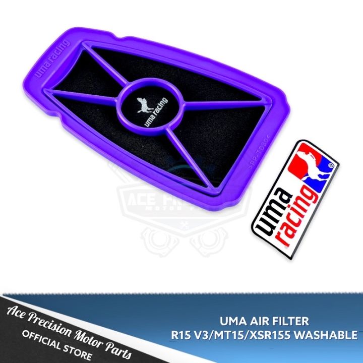 auto part UMA RACING AIR FILTER YAMAHA R15 V3/MT-15/XSR155 | Lazada PH