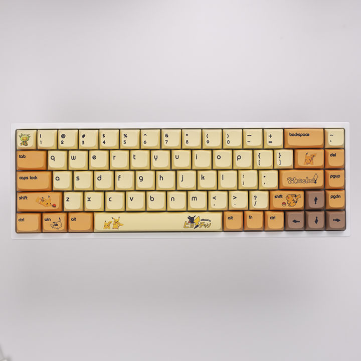 【Keycap Only】Pikachu Keycap Pocket monster 136 Keys XDA Profile PBT ...