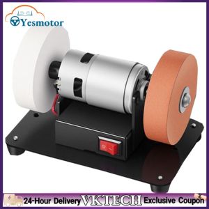 Powerful Mini Bench Grinder 7 Inch Variable Speed Electric Sander for Metal and Wood Projects