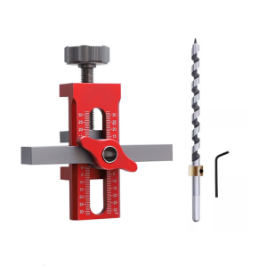 Aluminum Alloys Adjustable Length Cabinet Door Positioner Mounting Jig Locator for Consistent Level Line Installation