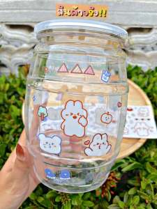 เซ็ตน้องหมี365 กระปุกออมสิน+ตารางออมเงิน365days หยอดไป ขีดไป พร้อมสติ๊กเกอร์ไดคัท น้องหมี 3 แผ่น