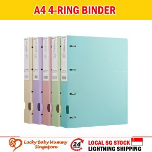 A4 4-Ring Loose-Leaf Binder / Office Document & Exam Paper Organizer