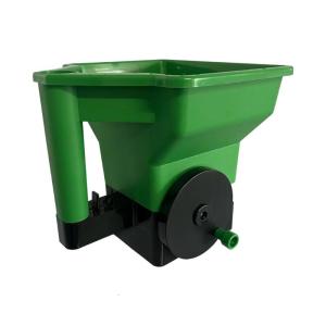 One Hand Operated Seedlings Spreader Ergonomic Grip Durable ABS Materials For Gardening & Farming Adjustable Dispensing