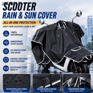 JACIRCLE Universal Motorcycle Cover Waterproof UV Protective Rain Coats Motorcycle Dashboard Motor Cover