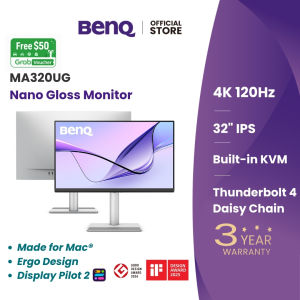 BenQ MA320UG I 32" 4K 120Hz Nano Gloss Monitor I Made for Mac I 96W USB-C I HDMI I Windows I Daisy Chain