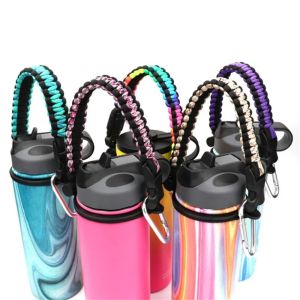 Hydroflask Cup Rope Weaving Large Mouth Water Bottle Carrying Rope Insulated Space Cup Sports Handheld Strap