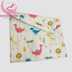 Mền cho bé Katina House 75x95cm vải cotton Thắng Lợi mềm mát thấm hút mồ hôi tốt họa tiết gần gũi
