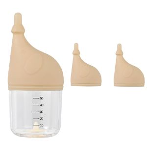 ZENDO12 High Temperature Resistant Pet Nursing Bottle Detachable Lid Design Anti-choking Kitten Milk Feeder Device Ergonomic Anti-slip Dogs Nurser Bottle Feeding Kit Cat Newborn