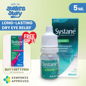 FREE SYSTANE ULTRA 3ML Systane Hydration 5ml Eye Drops Tetes Softlens