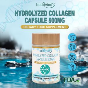 Bellevine Hydrolized Collagen Capsule 50gram with 60 Capsules (FDA APPROVED)