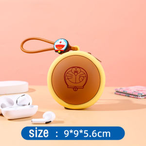 Bóp ví silicon hoạ tiết  dễ thương ví đựng tiền xu Đôrêmon Dorayaki