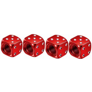 SADSAF 4Pcs/Set Cars Dust Proof Valve Stem Dust Covers Theftproof Wheel Hub Valve Cover Stem Air Valve Caps Tyre Rim Stem Cover Caps Tire Valve Caps Auto Wheel Cap