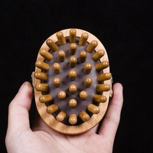 Lược Massage Bàn Chải Đầu Gỗ Máy Mát Xa Kinh Tuyến Lược CINDY YG