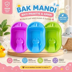 (HARGA TERJANGKAU)BAK MANDI BAYI KARAKTER-POLIN&TEMPAT MANDI ANAK