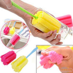 tongkat spon pembersih botol susu cuci gelas spons cleaner sponge