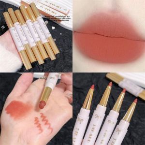 MUNCHX Non-transferable Lip Liner Waterproof Double-ended Soft Matte Lipstick Gifts Moisturizing Lipsk Makeup Tool