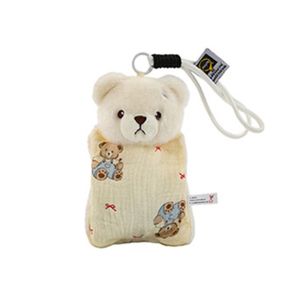 IPIE2 Fluffy Texture Decompression Bean Bag Doll Kawaii Cartoon Soft Plush Bear Puppet Pendant Skin-friendly Comfortable Touch Soothing Stuffed Animals Birthday Gift