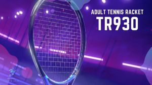 ARTENGO แร็คเก็ตเทนนิส แร็คเกตเทนนิสสำหรับผู้ใหญ่ รุ่น TR930 Spin (สีดำ/น้ำเงิน) ( Adult Tennis Racket TR930 Spin - Black/Blue ) ไม้เทนนิส Tennis Rackets ลูกเทนนิส Tennis Balls