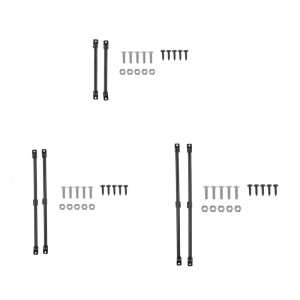 Cường Độ Cao kẹp Rút Gáy Liên Kết Que Cho 1/10 Điều Khiển Từ Xa Crawlers Xe Sắt Cho bền lâu Sử Dụng