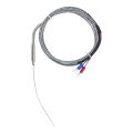 K-Type Thermocouple Probe 1mm x 100mm 2-wires Temperature Sensors 2-Terminals 1m. 