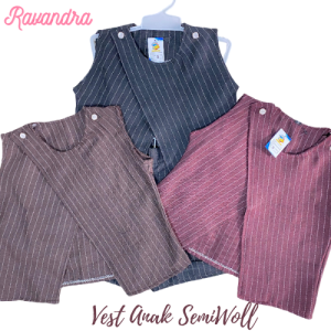AYURA VEST ANAK SEMI WOLL - VEST LUCU ANAK PEREMPUAN - ONE SET ANAK PEREMPUAN