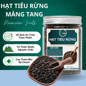 Hạt Tiêu Rừng Hạt Màng Tang Sạch Cay Thơm Thương Hiệu TheMĐ Hộp 100g