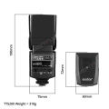 Godox Thinklite Camera Flash TT520II TT520III With Build-in 433MHz Wireless Signal +Trigger Transmitter for Canon Nikon Pentax Fuji Olympus DSLR Cameras. 