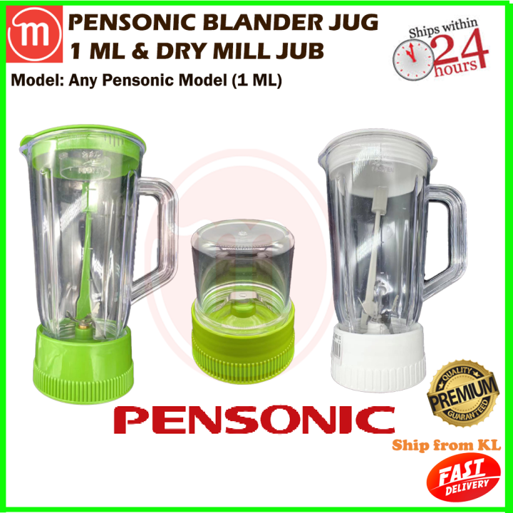 PENSONIC BLENDER JUG 1 ML & DRY MILL JUG SPARE PART BLENDER UPPER GEAR ...