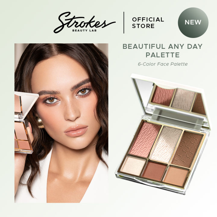 Strokes Beautiful Any Day Palette [6-Color Face Palette] | Lazada PH