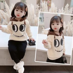 Bộ nỉ bông cho bé trai bé gái Doly kids quần áo nỉ bé trai bé gái chất nỉ bông cực ấm in hình mắt NMO6 từ 6-27kg