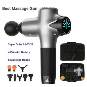 High-end muscle massage gun 7 speeds 8 massage heads Sports therapy massager Muscle relaxation Myofascial gun booster Slimming and shaping electric massager [Experience Price
