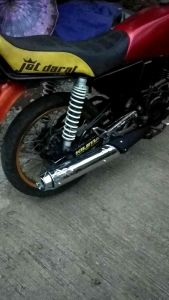 Kualitas Tinggi Knalpot RXKing Standar Racing Perdam Original CRN Exhaust