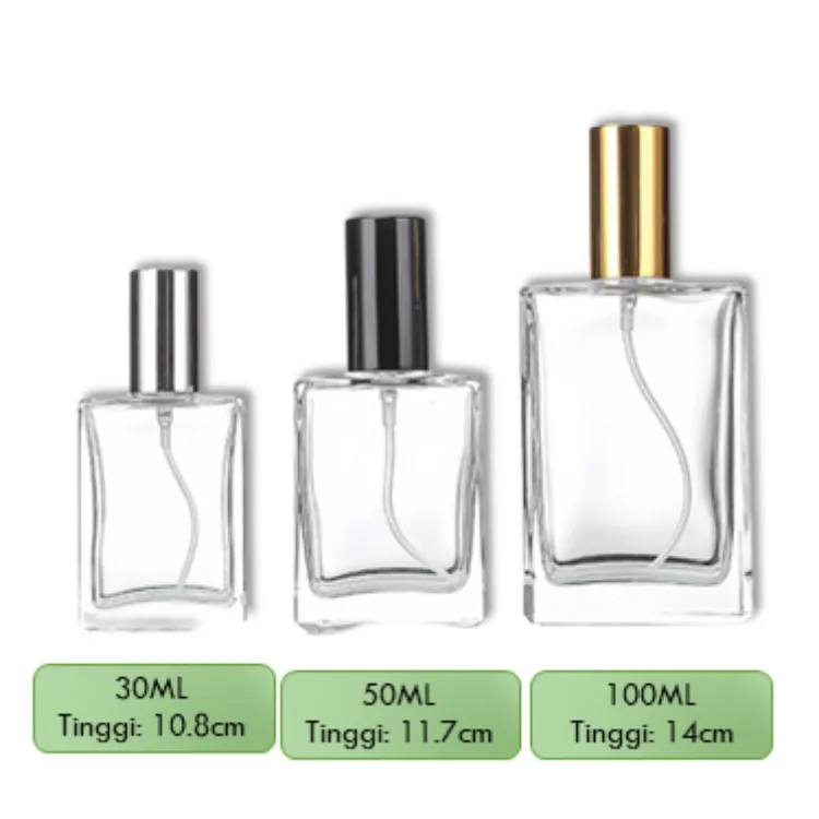 Botol Tempat Parfum Refil Parfume Bottle Kaca Drat Putar model