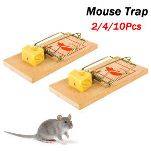 2/5/10Pcs Reusable Wooden Mouse Traps Classic Mice Rat Pet Rodent Control Catch Trap